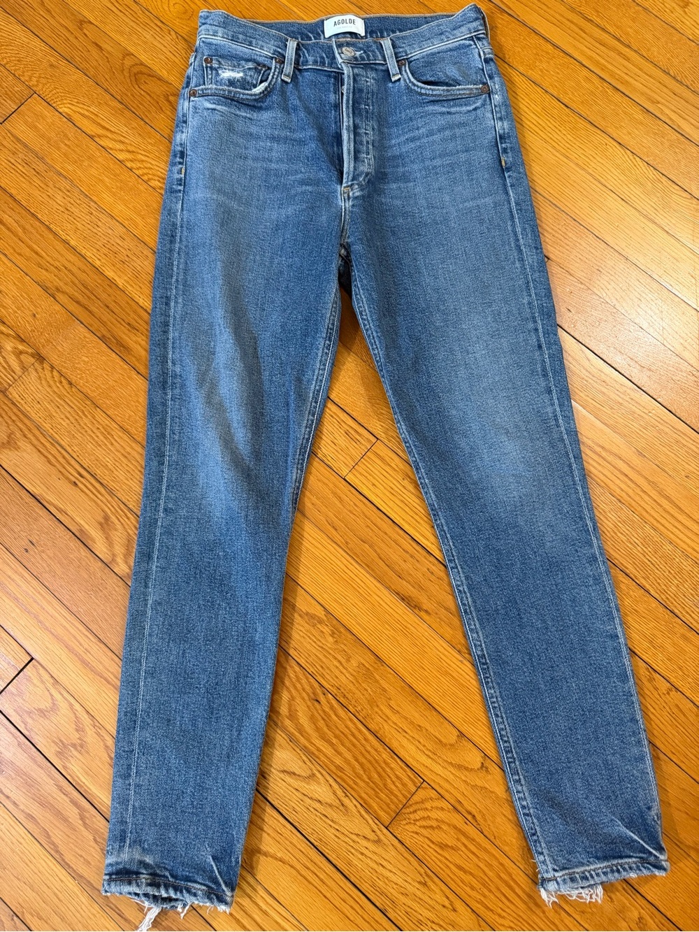 Agolde Women’s Medium Blue Skinny Jeans